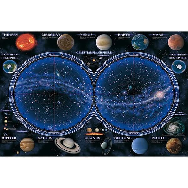 پازل 1500 تکه رونزبرگر طرح اخترشناسی — تصویر ۷