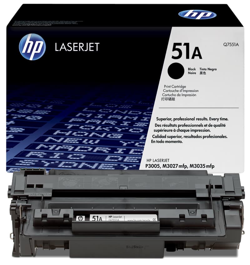 کارتریج لیزری مشکی اچ پی HP 51A — تصویر ۴