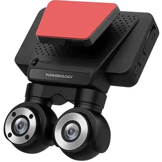 دوربین خودرو پاورولوژی P4KCAM108 4K دو دوربین
