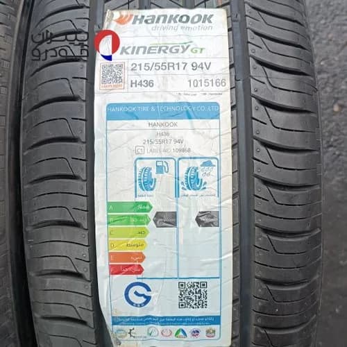 لاستیک هانکوک 215/55/17 گل KINERGY GT H436 [تاریخ 2025] — تصویر ۶