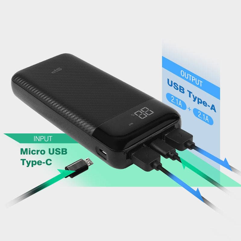 شارژر همراه سیلیکون پاور مدل GS28 ظرفیت 20000 میلی آمپر ساعت — تصویر ۵