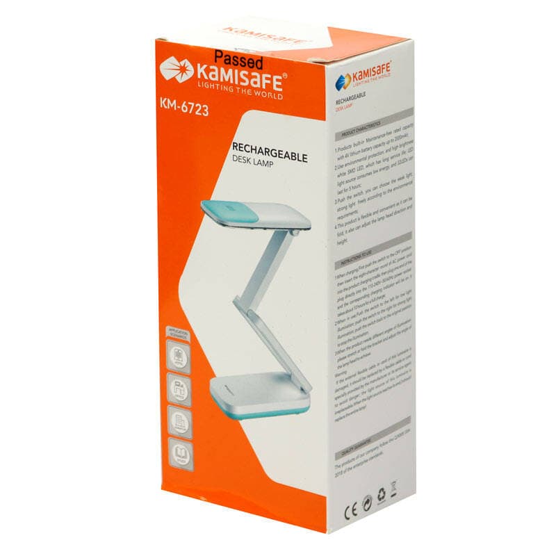 چراغ مطالعه شارژی کامی سیف Kamisafe KM-6723 — تصویر ۳