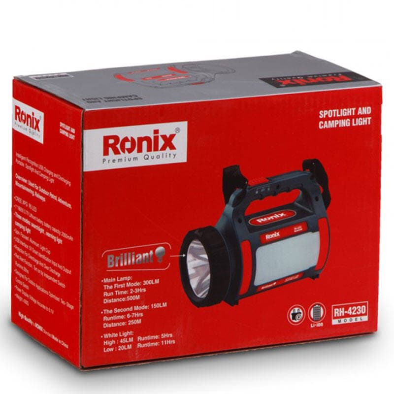 نورافکن دستی رونیکس مدل Brilliant RH-4230 — تصویر ۳