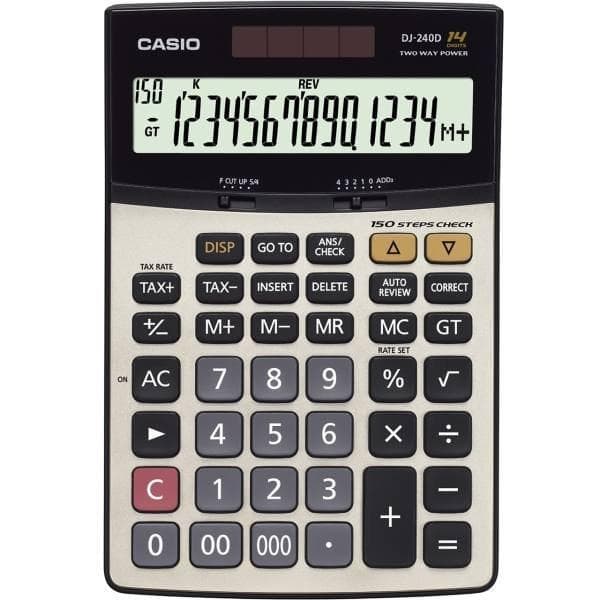 ماشین حساب کاسیو مدل DJ-240D