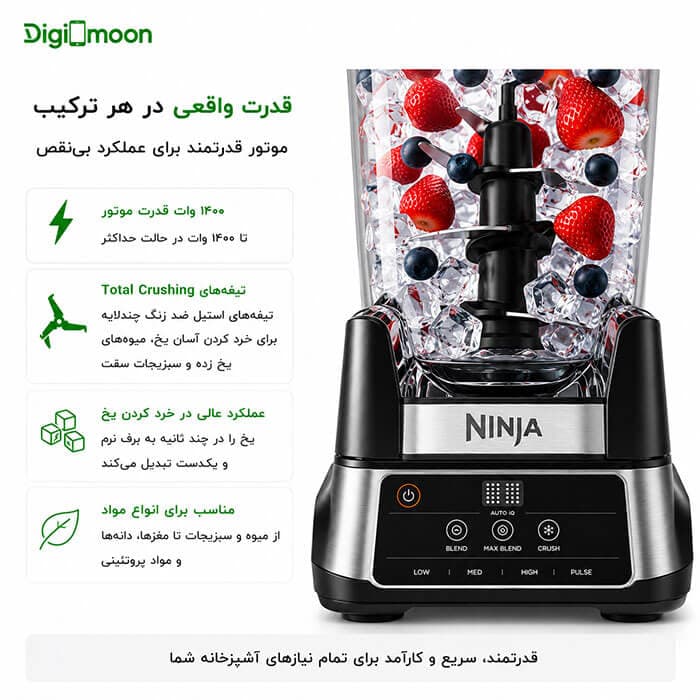 مخلوط کن نینجا مدل Ninja BN750-سفارش اروپا — تصویر ۱۰