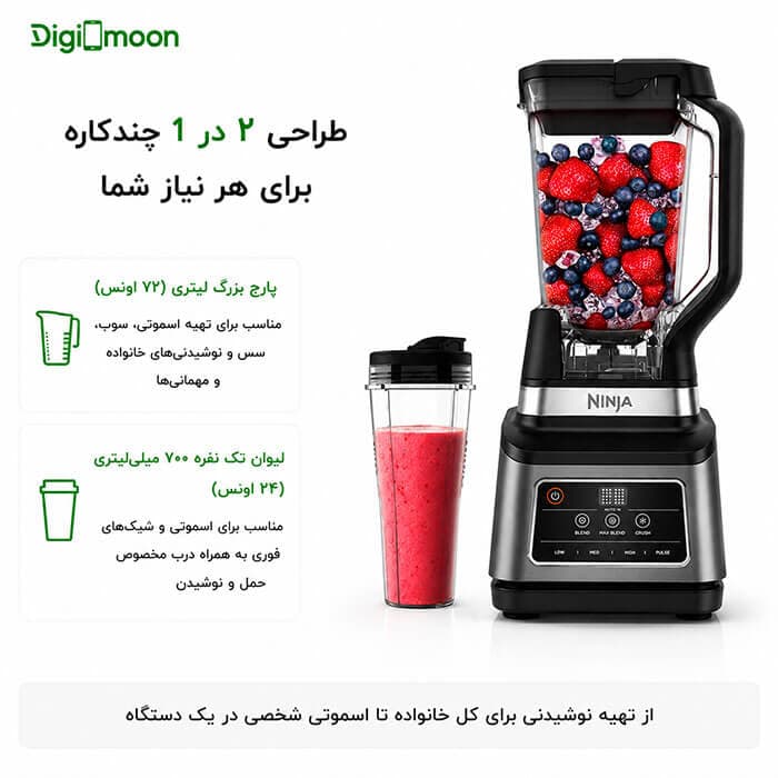مخلوط کن نینجا مدل Ninja BN750-سفارش اروپا — تصویر ۱۲