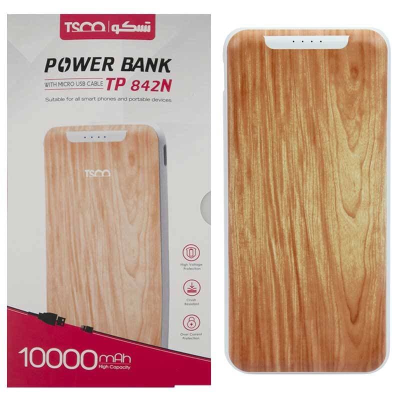 شارژر همراه تسکو مدل TP 842N ظرفیت 10000 میلی آمپر ساعت