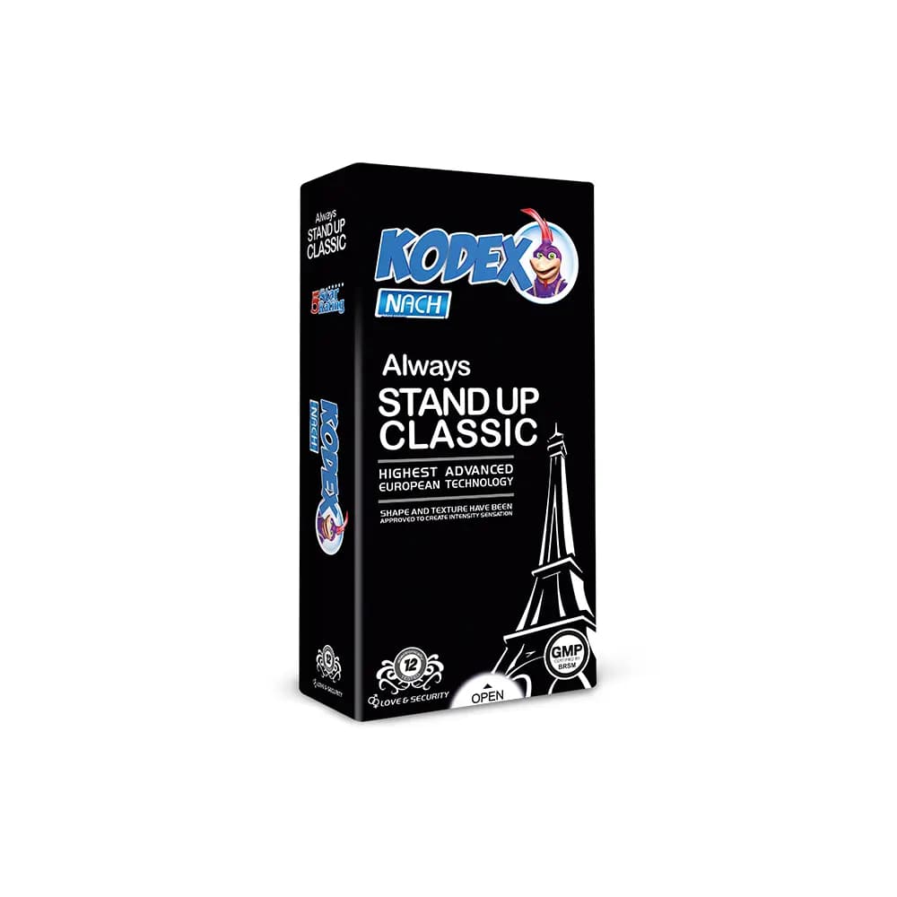 کاندوم کدکس مدل Stand Up Classic بسته 12 عددی — تصویر ۸