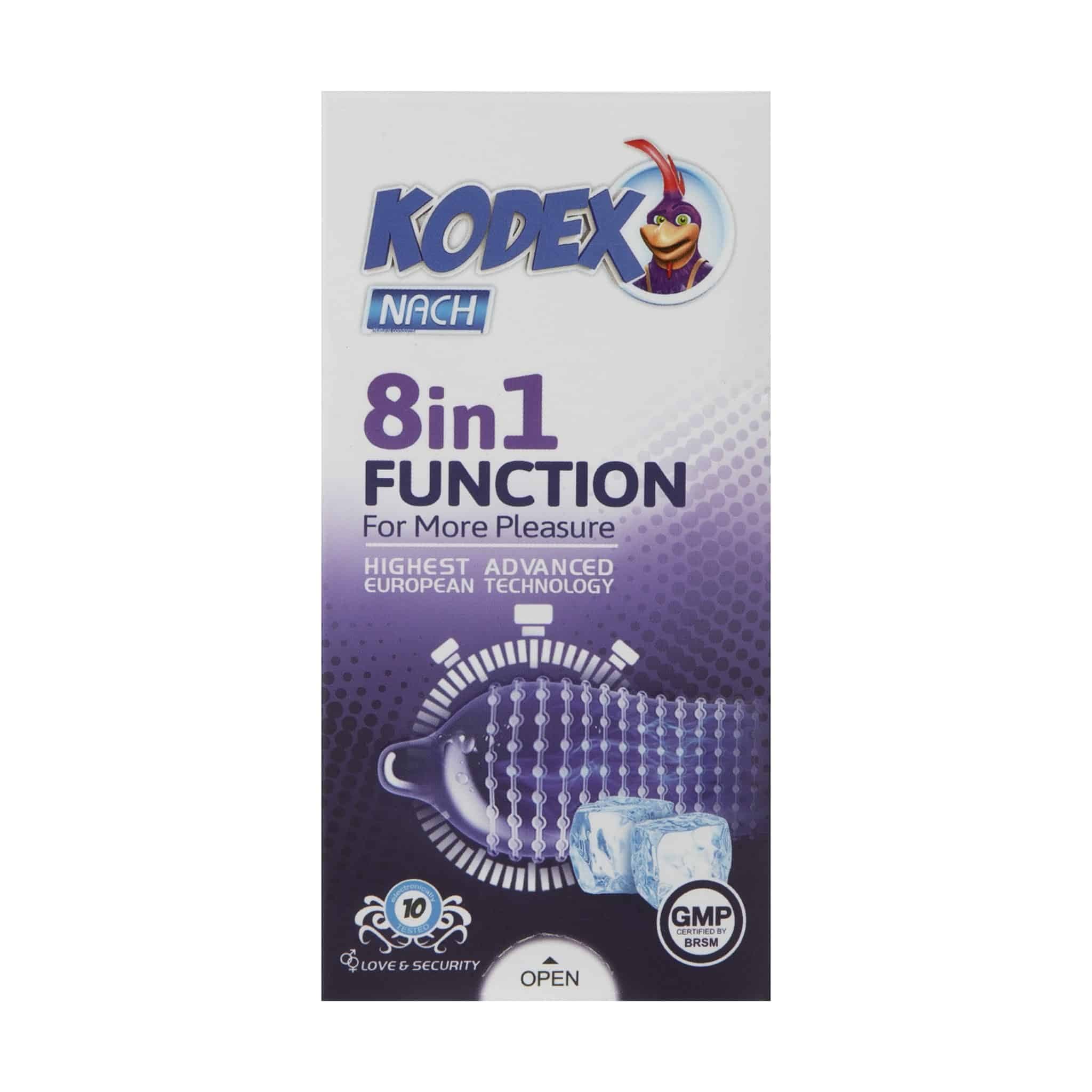 کاندوم ناچ کدکس Function بسته 10 عددی