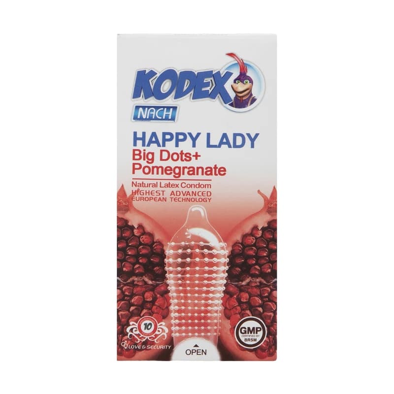 کاندوم ناچ کدکس مدل Happy Lady بسته 10 عددی — تصویر ۱۱
