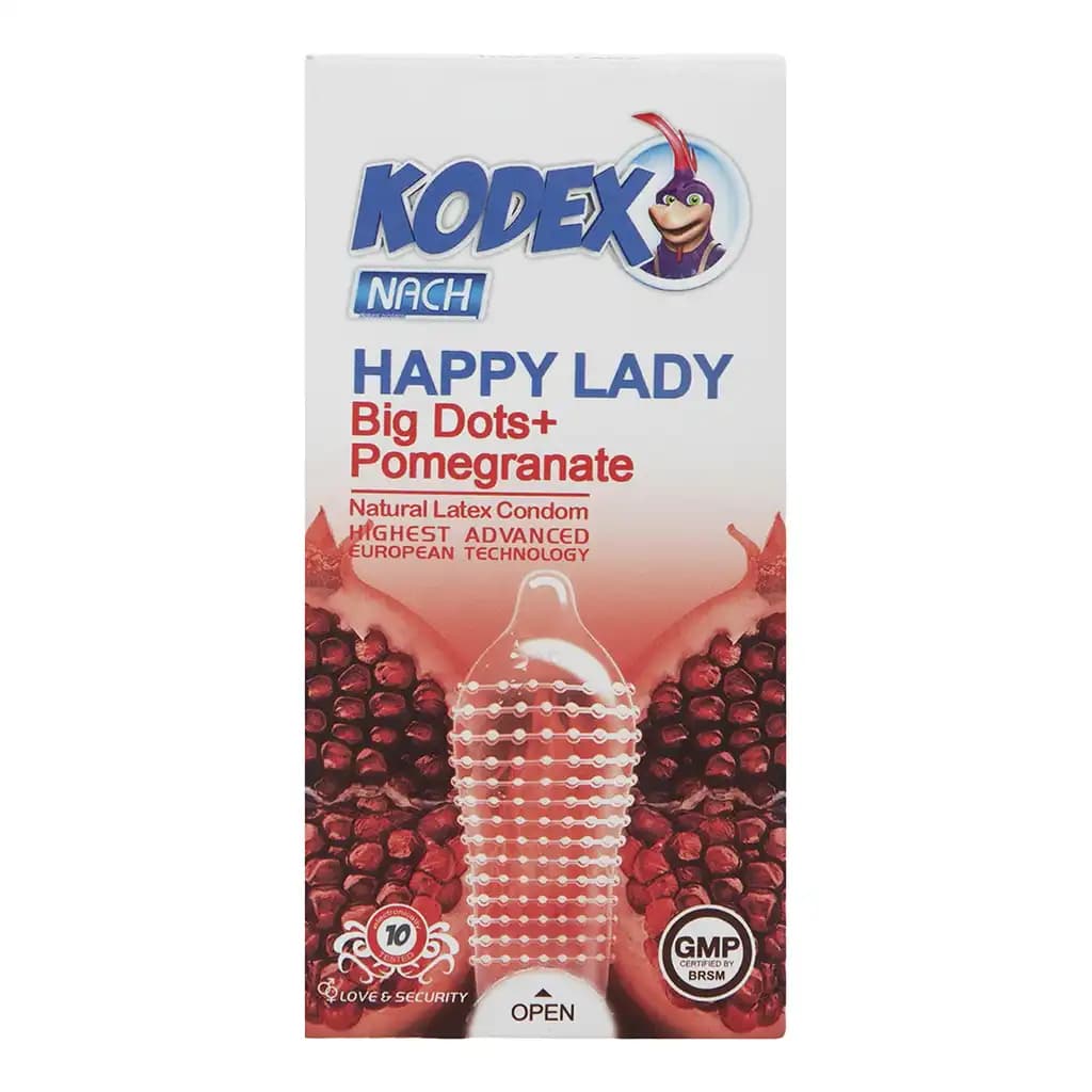 کاندوم ناچ کدکس مدل Happy Lady بسته 10 عددی — تصویر ۸