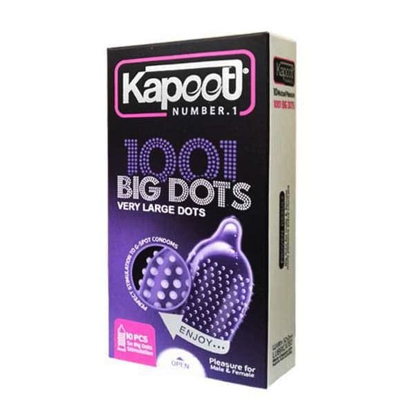 کاندوم کاپوت BIG DOTS بسته 10 عددی