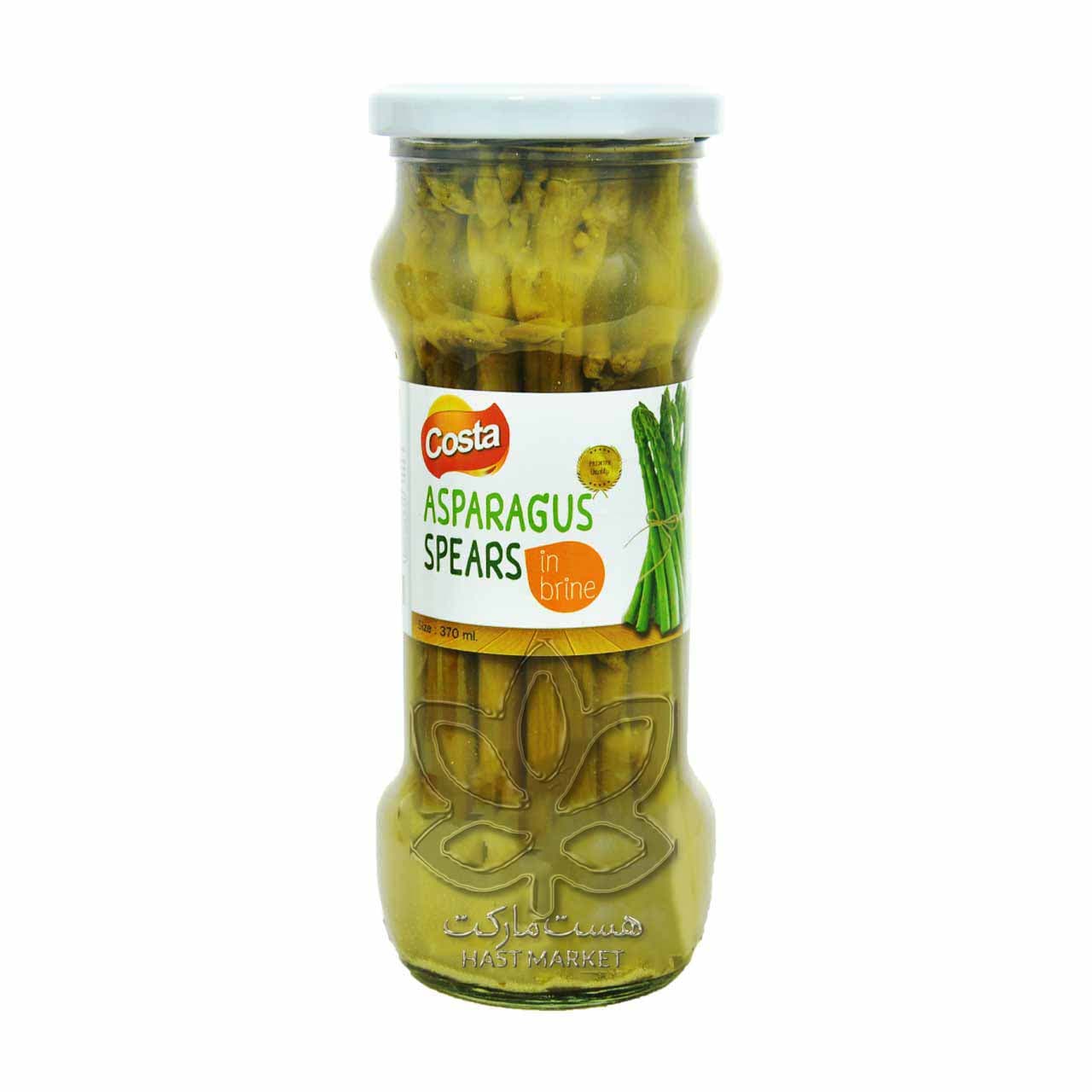 مارچوبه سبز در آب نمک ۳۷۰ میل کاستا – costa