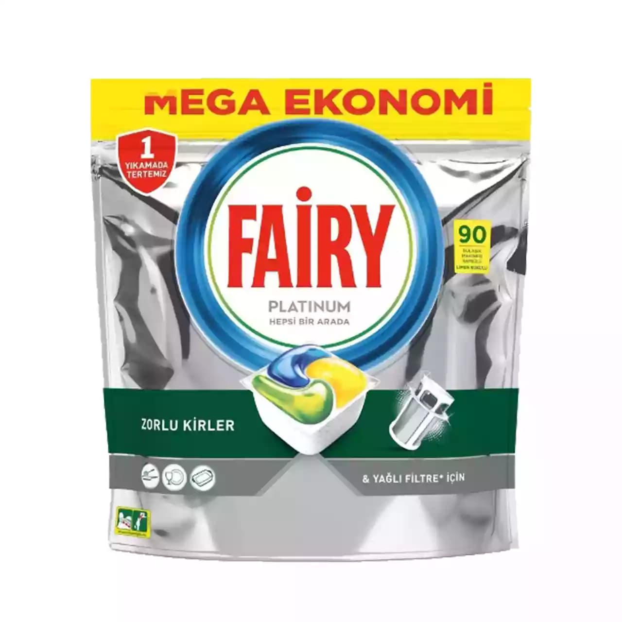 کپسول ماشین ظرفشویی ۹۰ عدد پلاتینیوم فیری – fairy — تصویر ۵
