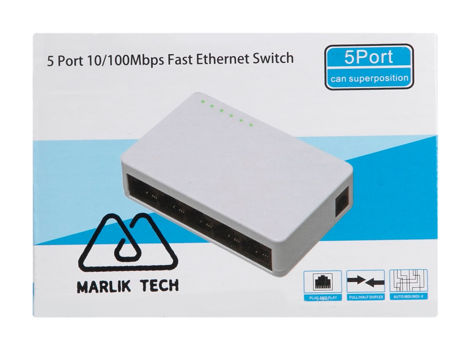سوییچ 5 پورت مارلیک تک مدل TXE107 — تصویر ۵