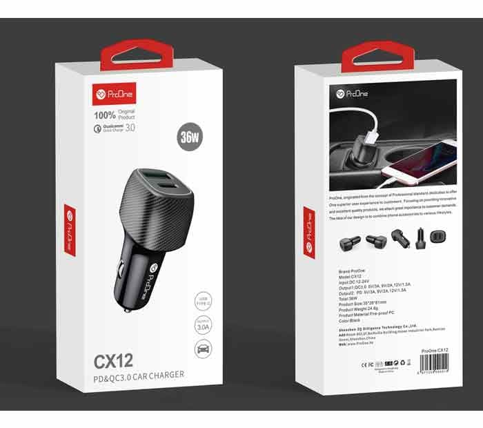 شارژر فندکی پرووان مدل CX12 — تصویر ۳