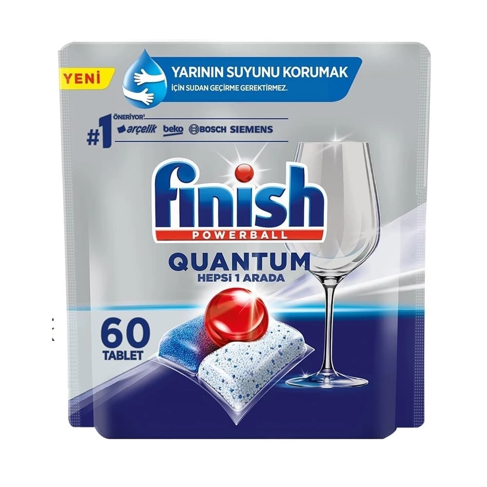 قرص ماشین ظرفشویی 60 عدد کوانتوم فینیش – finish