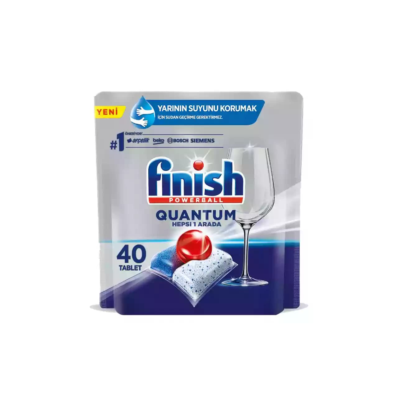 قرص ماشین ظرفشویی 40 عدد کوانتوم فینیش – finish — تصویر ۵
