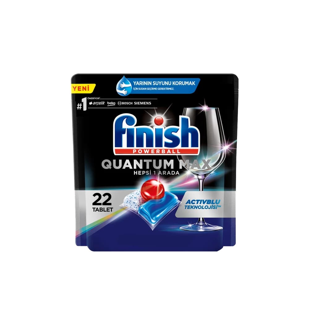 قرص ماشین ظرفشویی 22 عدد کوانتوم مکس فینیش – finish
