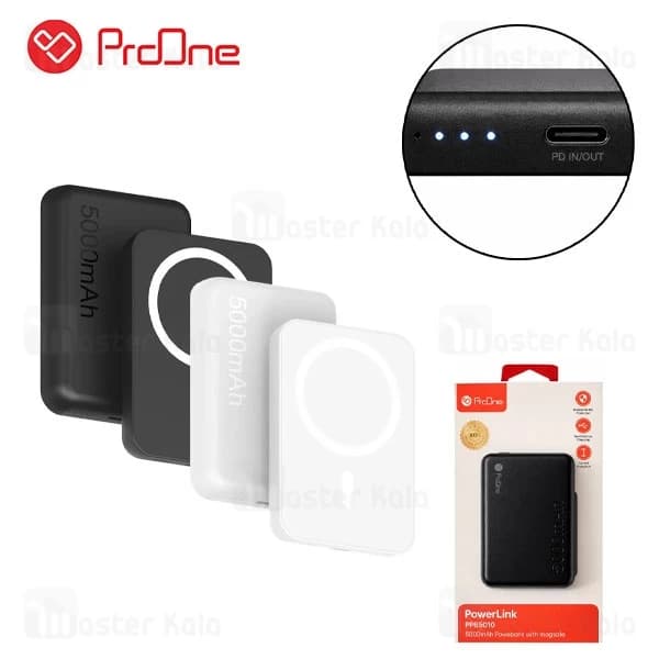 پاوربانک 5000 مگ سیف پرووان proone مدل PPB5010 توان 20 وات — تصویر ۱۰