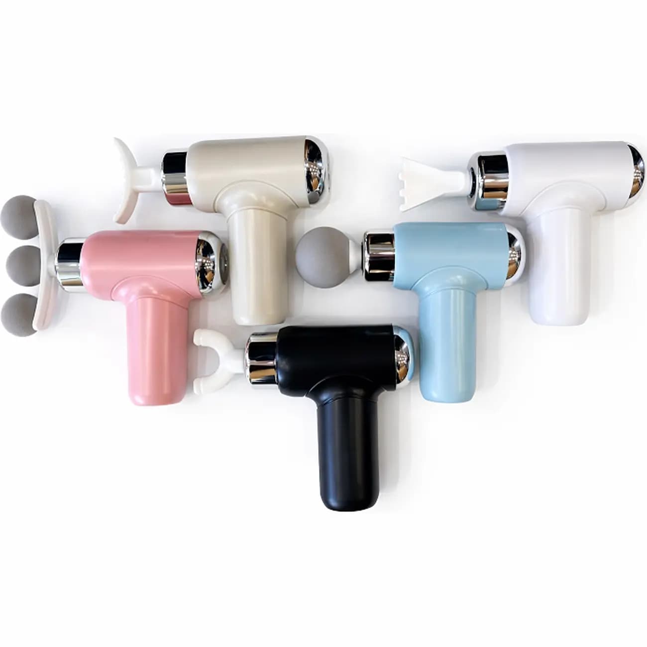 ماساژور تفنگی شارژی مدل FASCIAL GUN با 9 سری قابل تعویض — تصویر ۱۲
