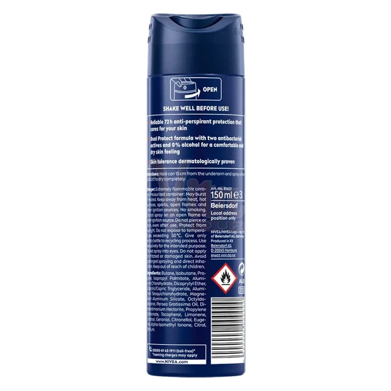اسپری مردانه نیوا Dry Impact حجم 150 میل — تصویر ۷