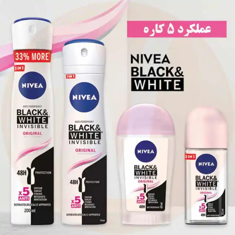 اسپری زنانه نیوا Black & White Clear حجم 150 میل — تصویر ۷