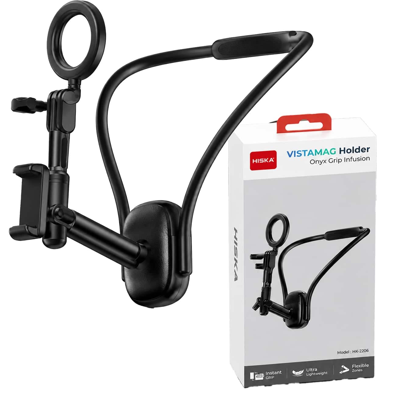 هولدر گردنی و مگنتی هیسکا HISKA مدل HK-2206 سبک و انعطاف پذیر