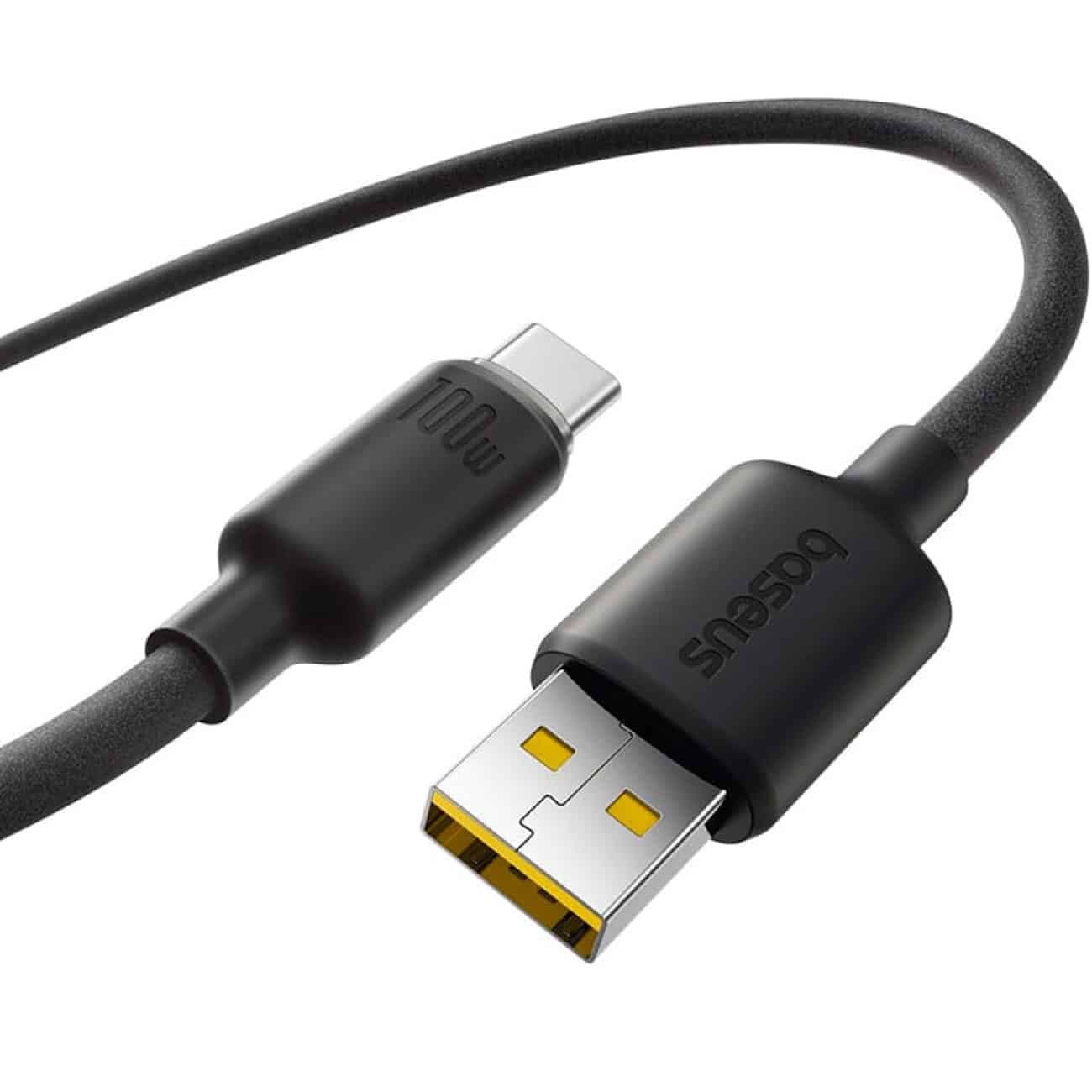 کابل تایپ سی باسئوس Baseus مدل CB000172 توان 100 وات یک متری — تصویر ۲