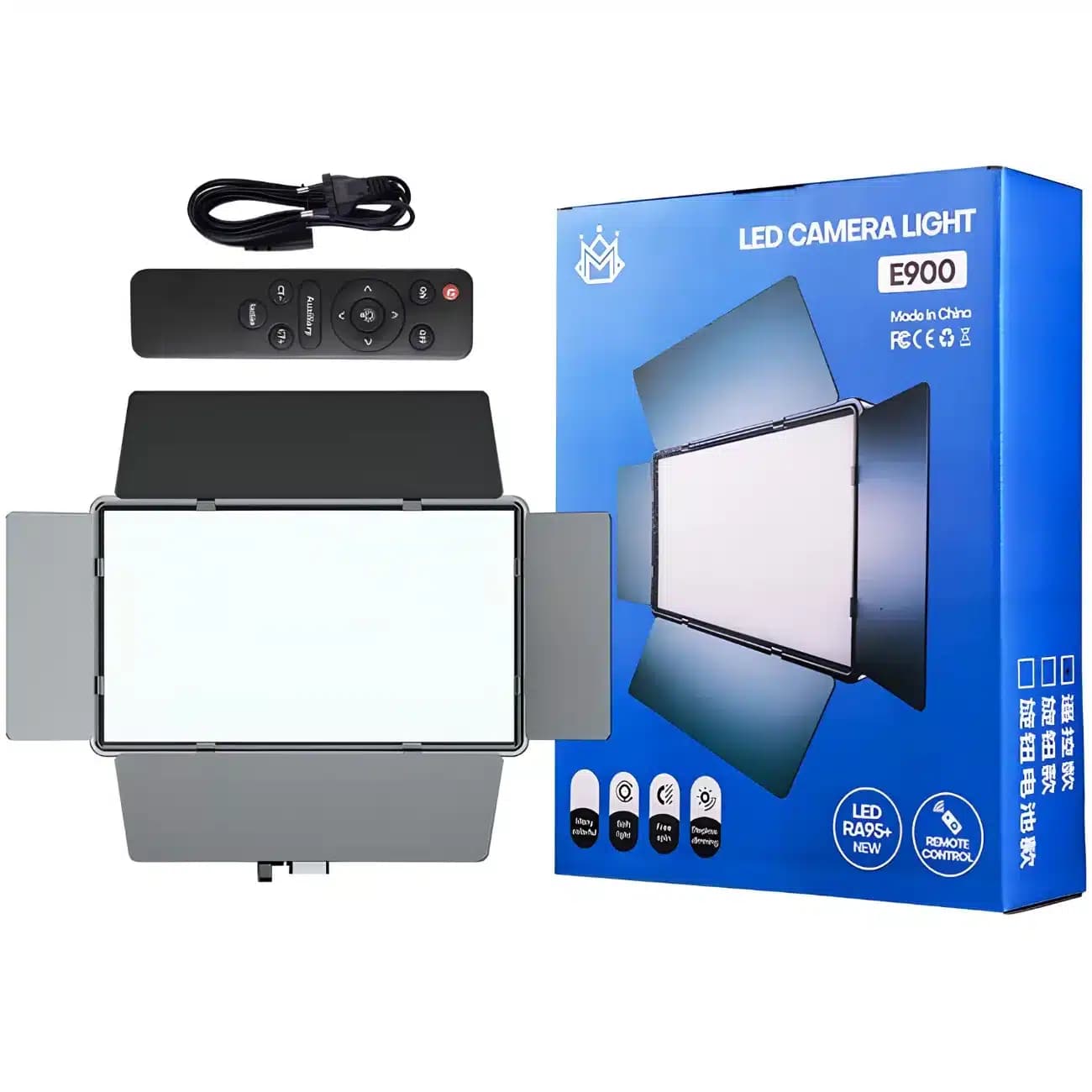 پنل نور ثابت LED مدل E900 با دمای رنگ قابل تنظیم — تصویر ۲