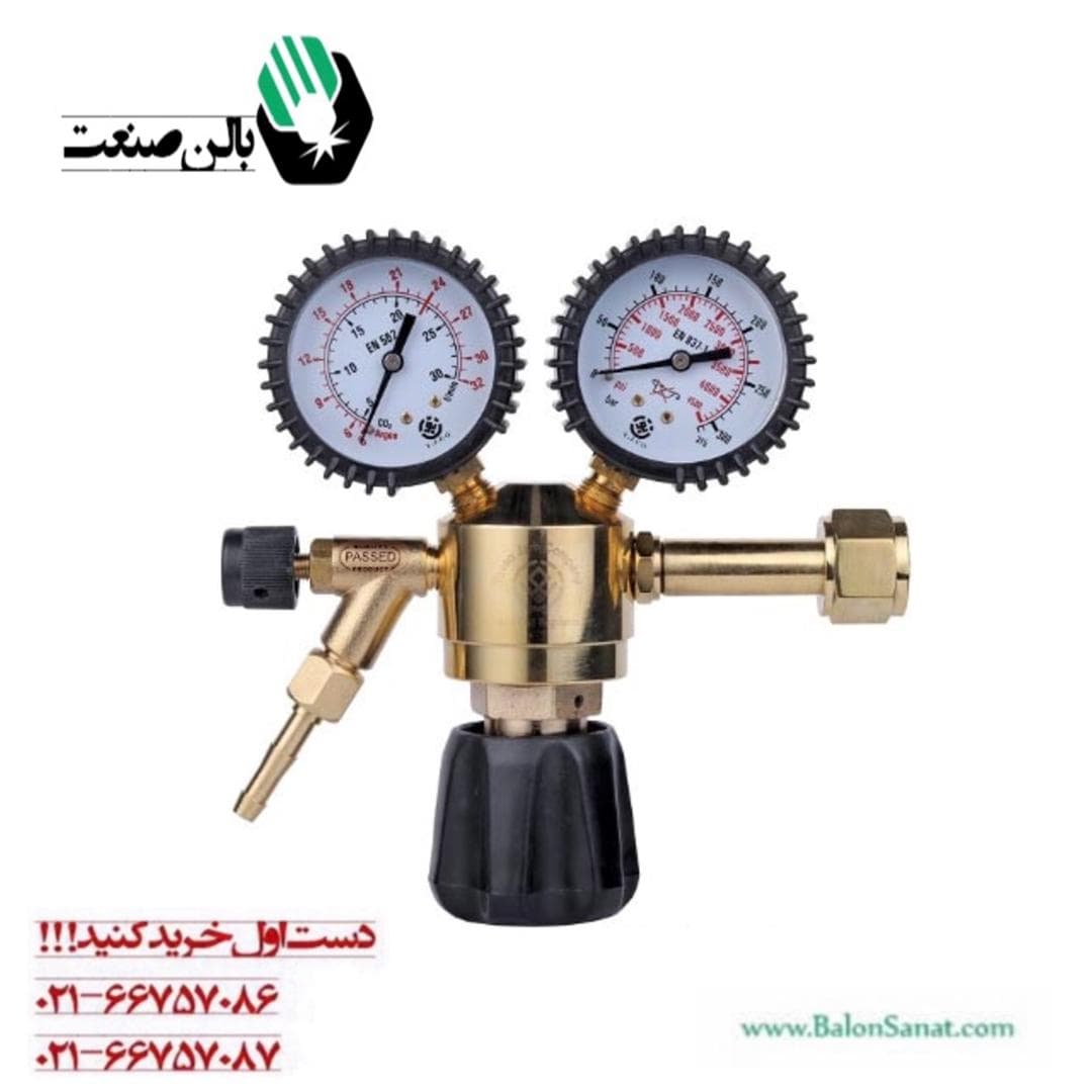 مانومتر آرگون co2 دو گیج توان جم — تصویر ۵