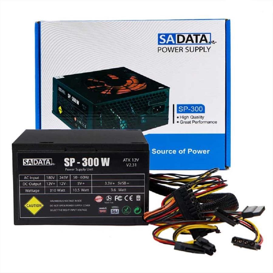 منبع تغذیه کامپیوتر سادیتا مدل sp-300 — تصویر ۵
