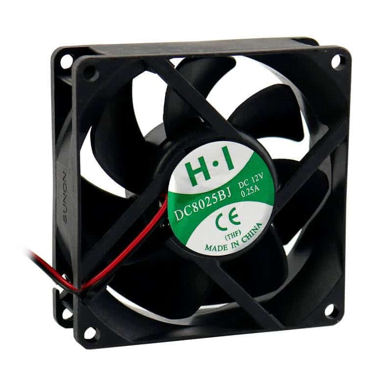 فن خنک کننده کیس سایز 8*8 سانت برند H.I مدل DC8025BJ — تصویر ۵