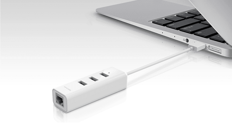 تبدیل USB3 به لن گیگ و هاب USB3 تی پی لینک UE330 — تصویر ۳