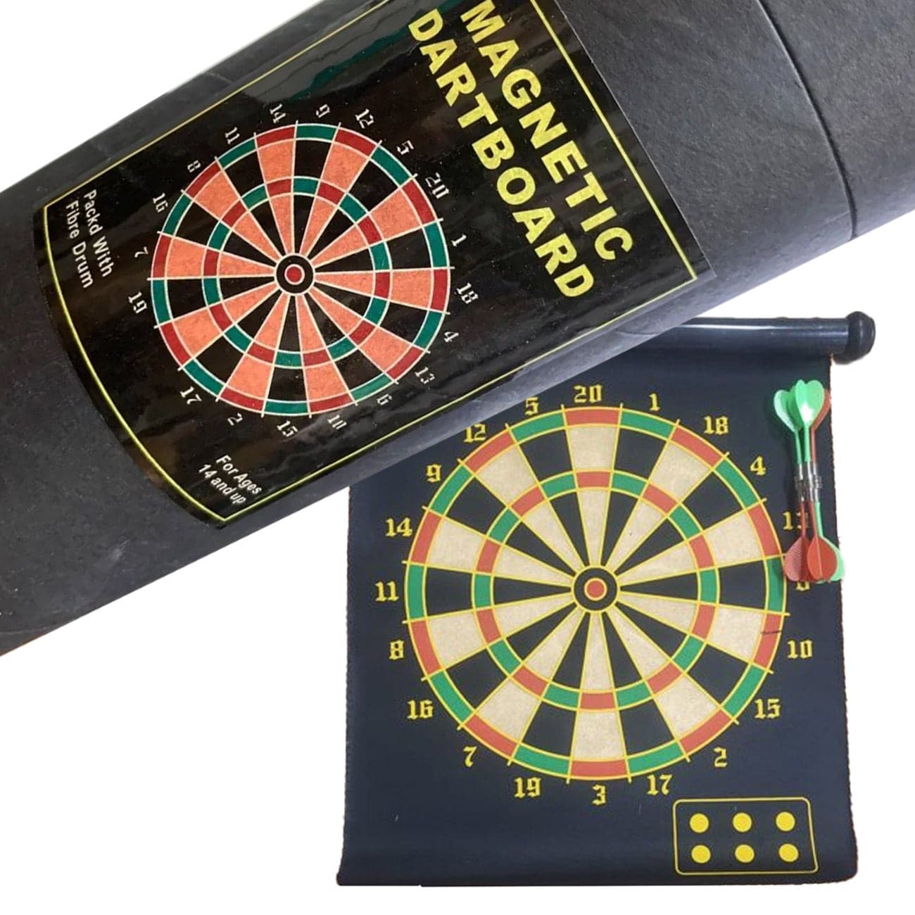 دارت مگنتی حرفه ای MAGNETIC DARTBOARD با 6 تیر مغناطیسی — تصویر ۴