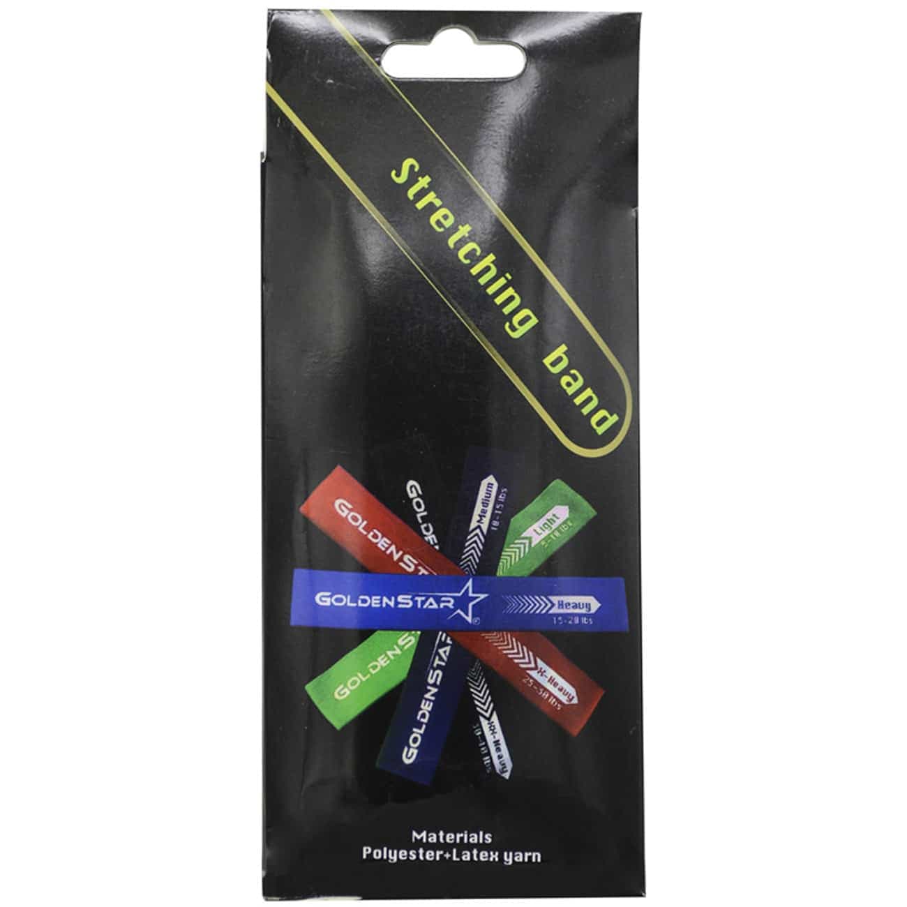 کش بدنسازی پارچه ای گلدن استار Golden Star بسته 5 عددی — تصویر ۹