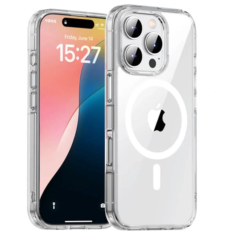 کاور مگ سیف شفاف آیفون 16PRO MAX