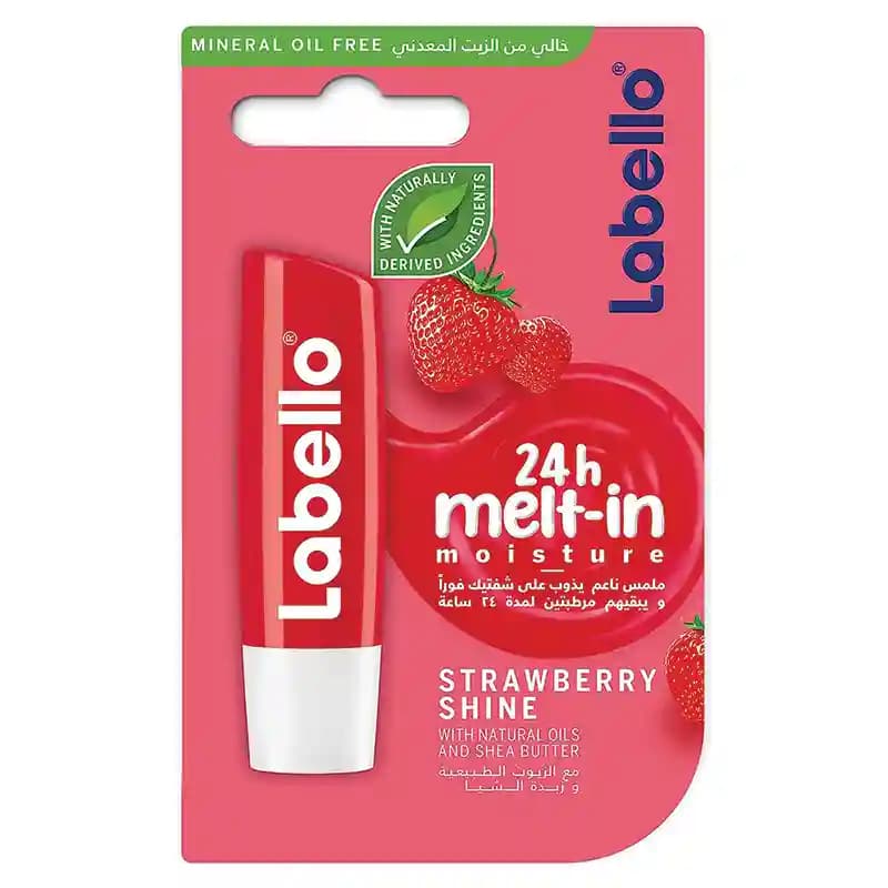 بالم لب لابلو توت فرنگی StrawBerry Shine وزن 4.8 گرم — تصویر ۳