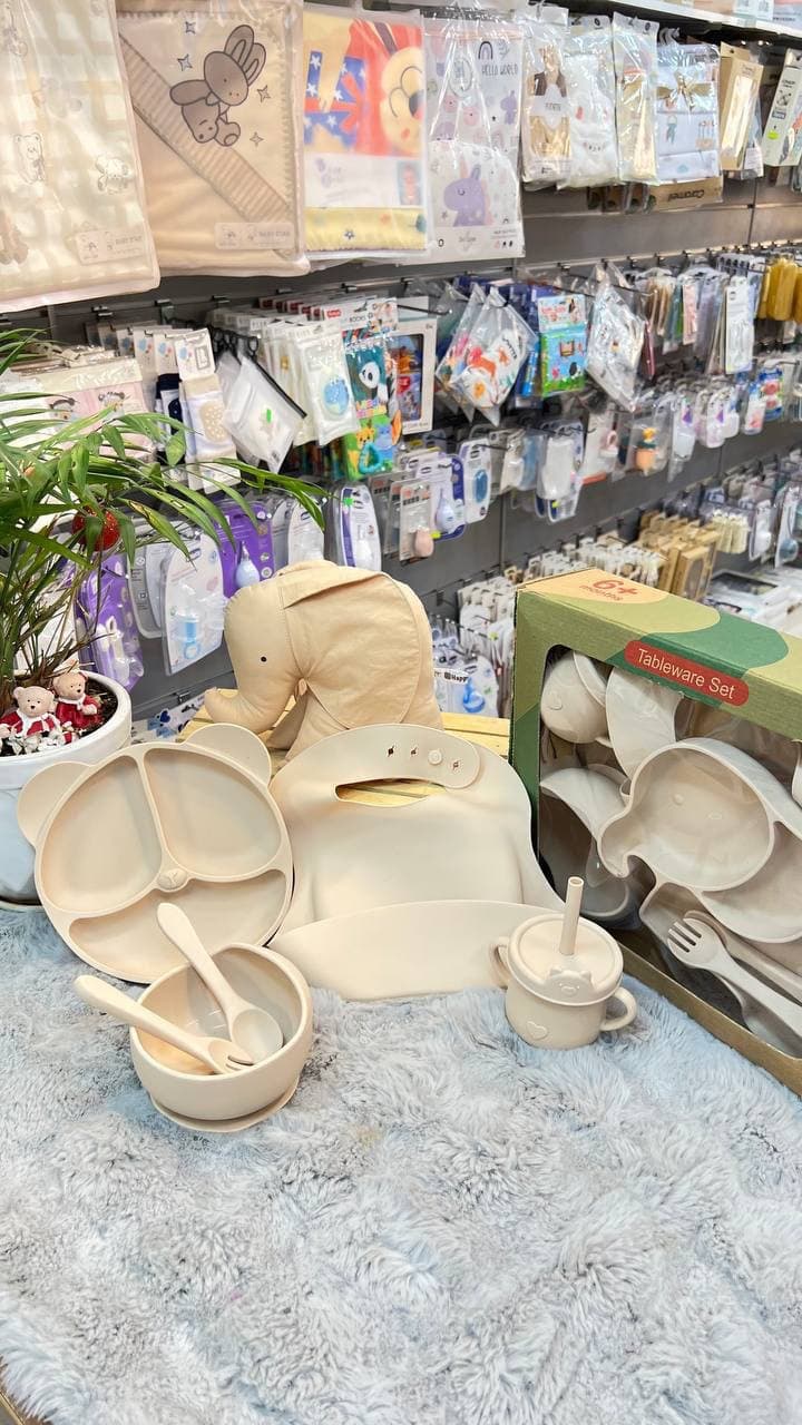ست ظرف غذای سیلیکونی کودک 7 تکه تیبل ور Table wear