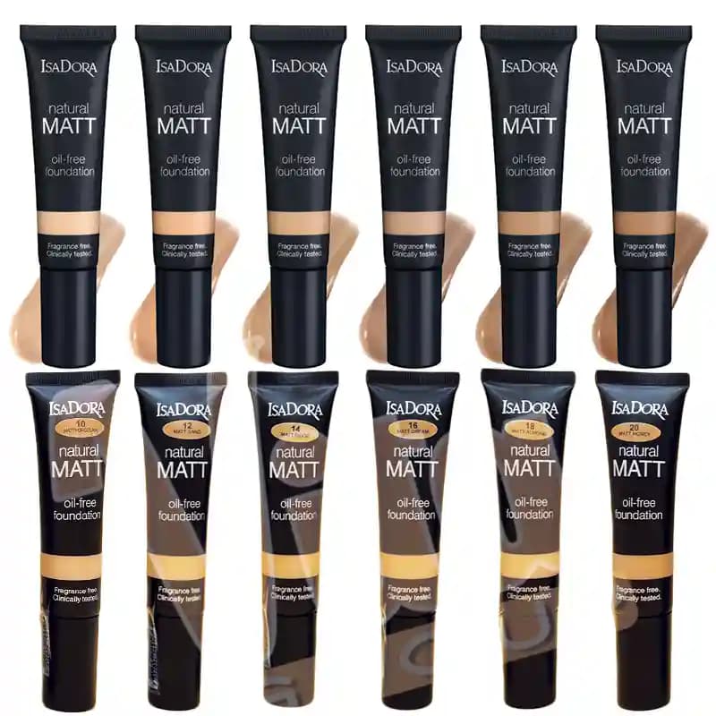 کرم پودر Natural Matt ایزادورا حجم 35 میل — تصویر ۸