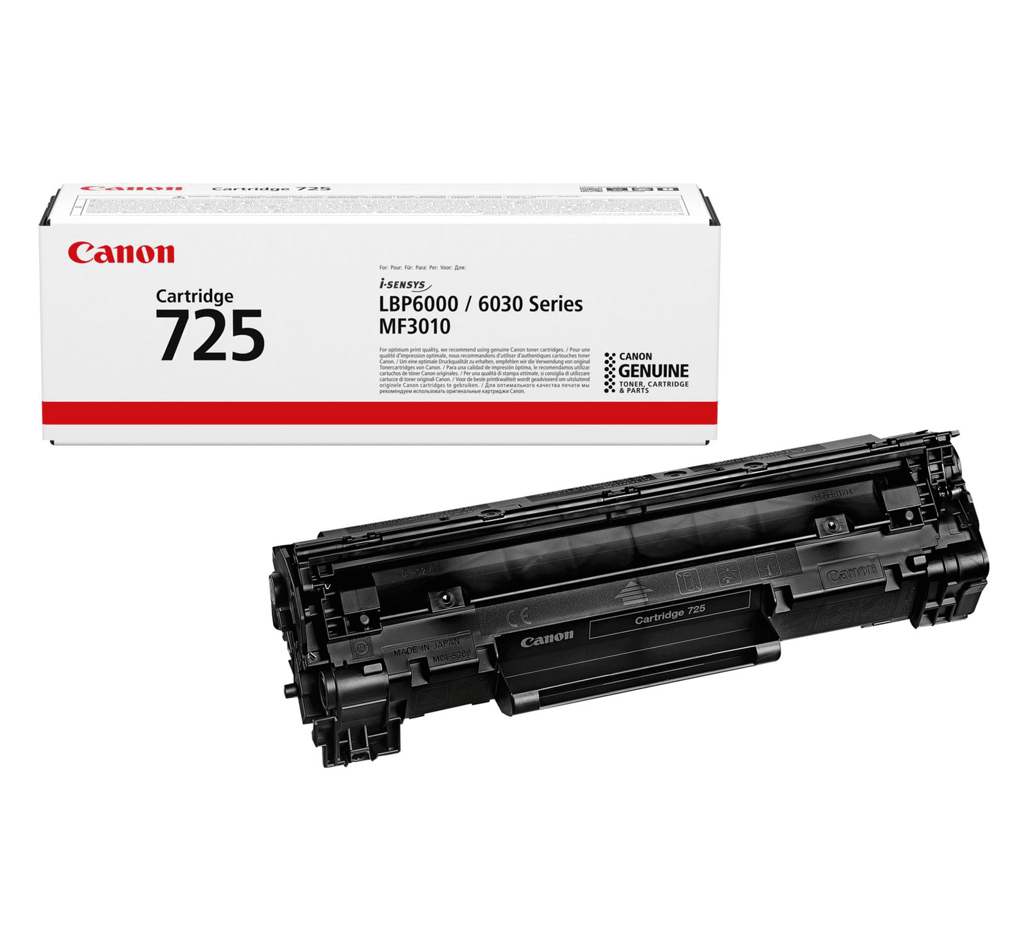 کارتریج کنون 725 طرح درجه یک
