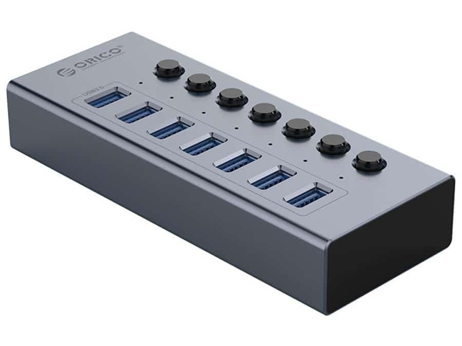 هاب 7 پورت یو اس بی فلزی اوریکو ORICO BT2U3-7AB Multi-port Hub