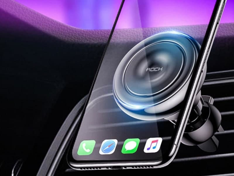 پایه نگهدارنده داخل خودرو راک Rock RPH0898 Vacuum Adsorption Airbag Car Holder — تصویر ۱۲