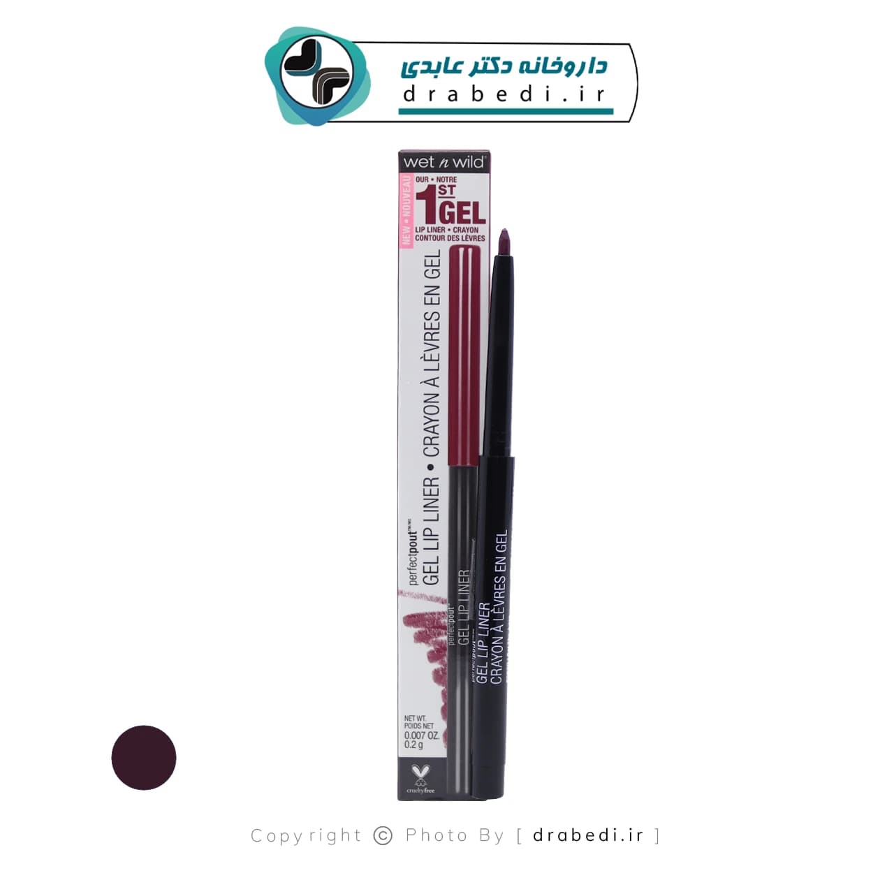 مداد لب پرفکت پافت ژل E663D وت ان وایلد 2 گرم — تصویر ۷