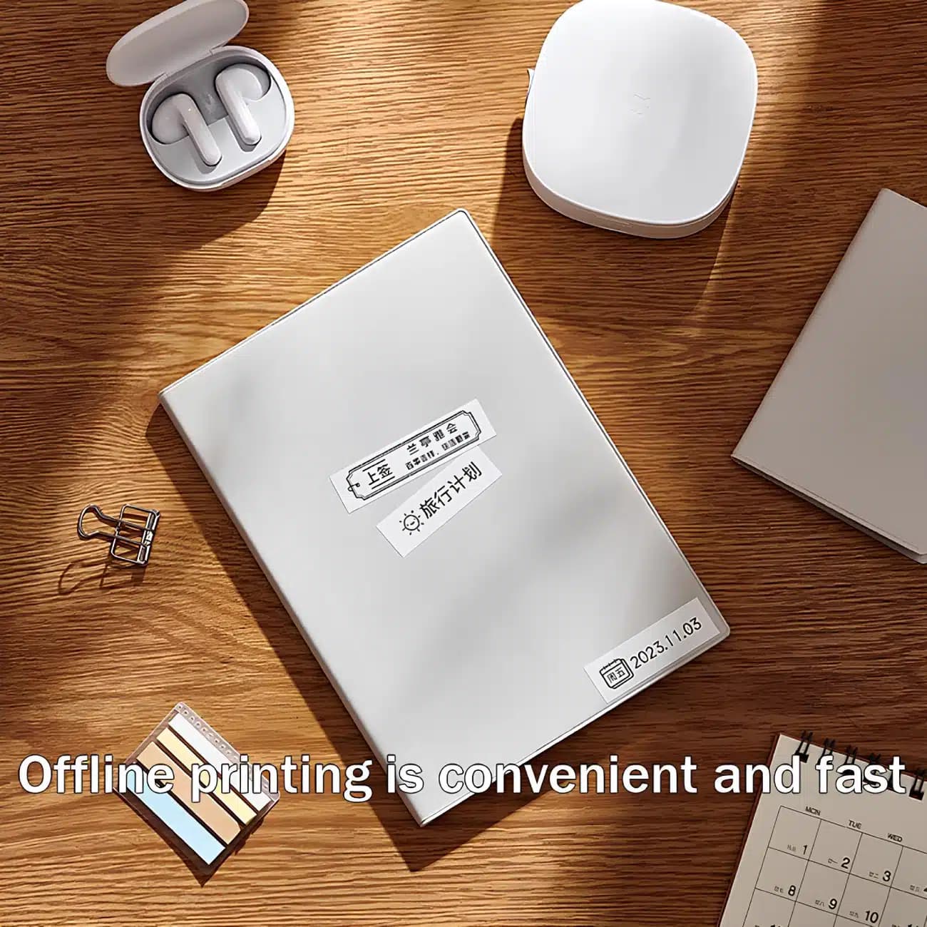 پرینتر لیبل زن شارژی شیائومی Xiaomi Mijia مدل MJBQDYJ1-WC قابل حمل — تصویر ۹
