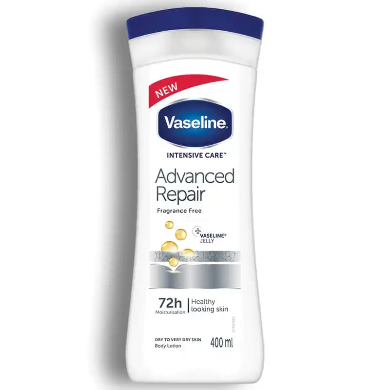 لوسیون وازلین ترمیم کننده Advanced Repair حجم 400 میل — تصویر ۲