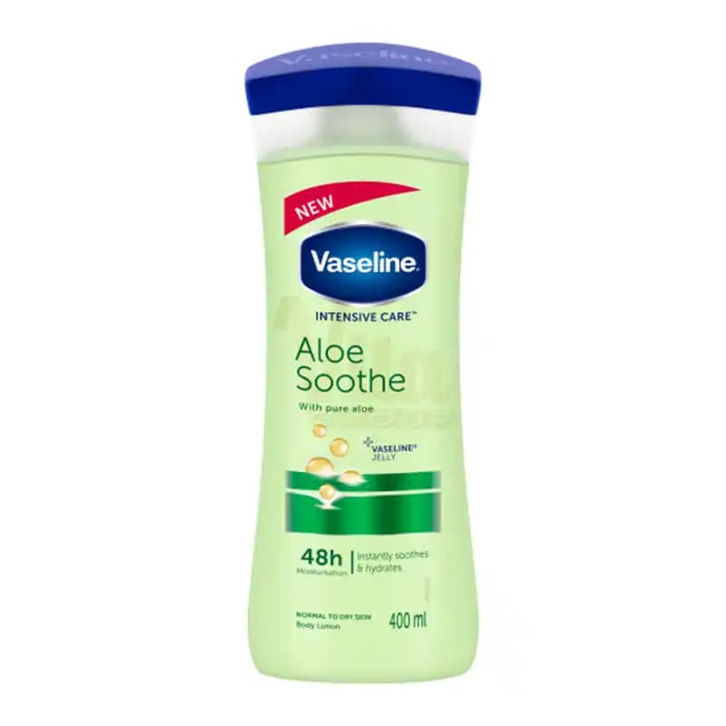لوسیون وازلین آلوورا Aloe Soothe حجم 400 میل — تصویر ۷