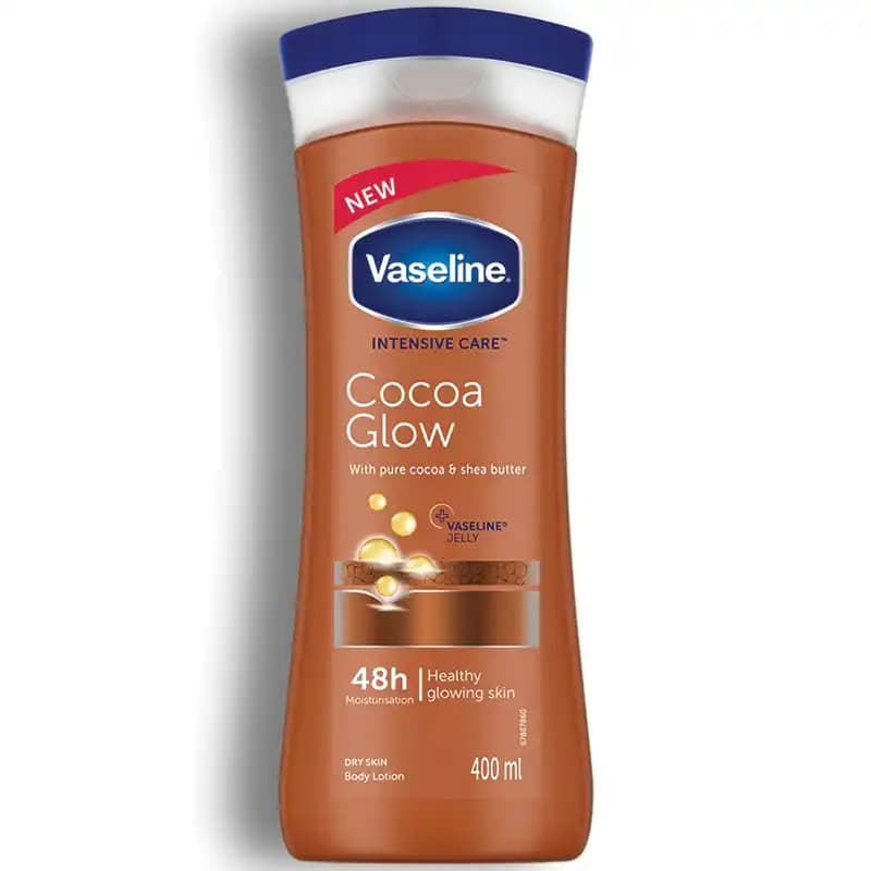 لوسیون وازلین کاکائو Cocoa Glow حجم 400 میل — تصویر ۵