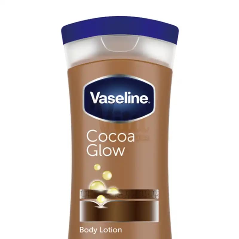 لوسیون وازلین کاکائو Cocoa Glow حجم 400 میل — تصویر ۳