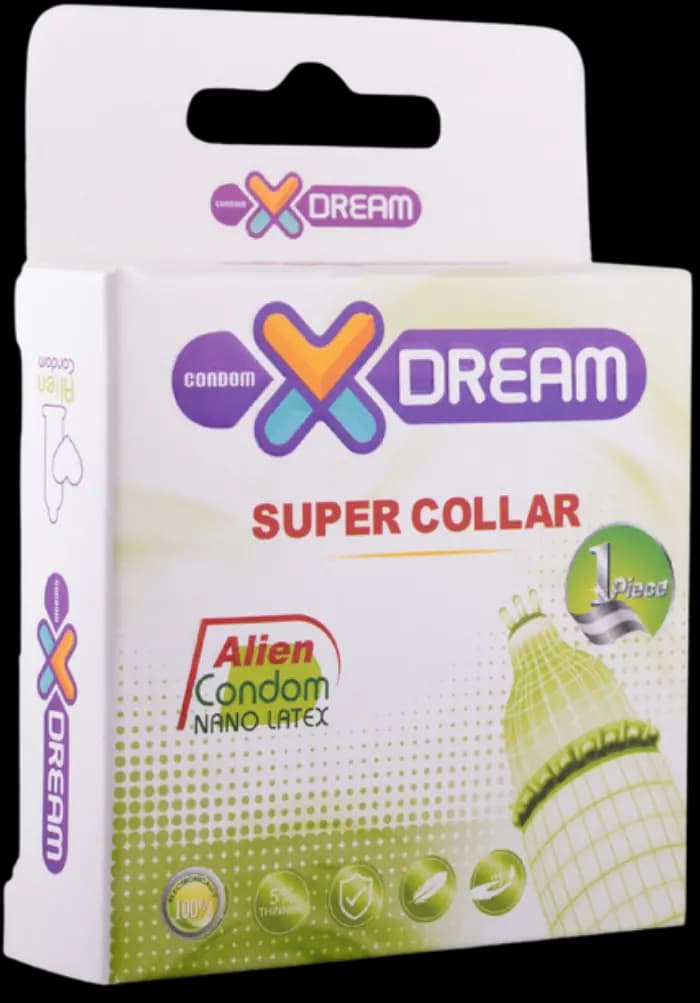 کاندوم خاردار فضایی اره ماهی ایکس دریم ( Xdream Super Collar )